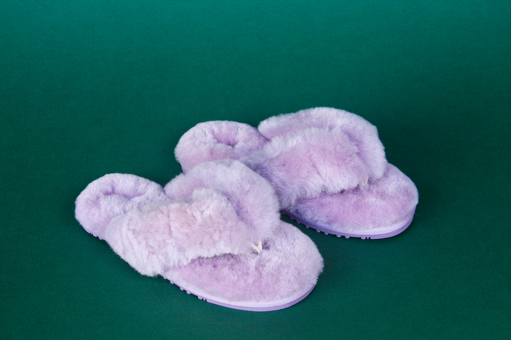 100% Australian Sheepskin Slippers in Lilac