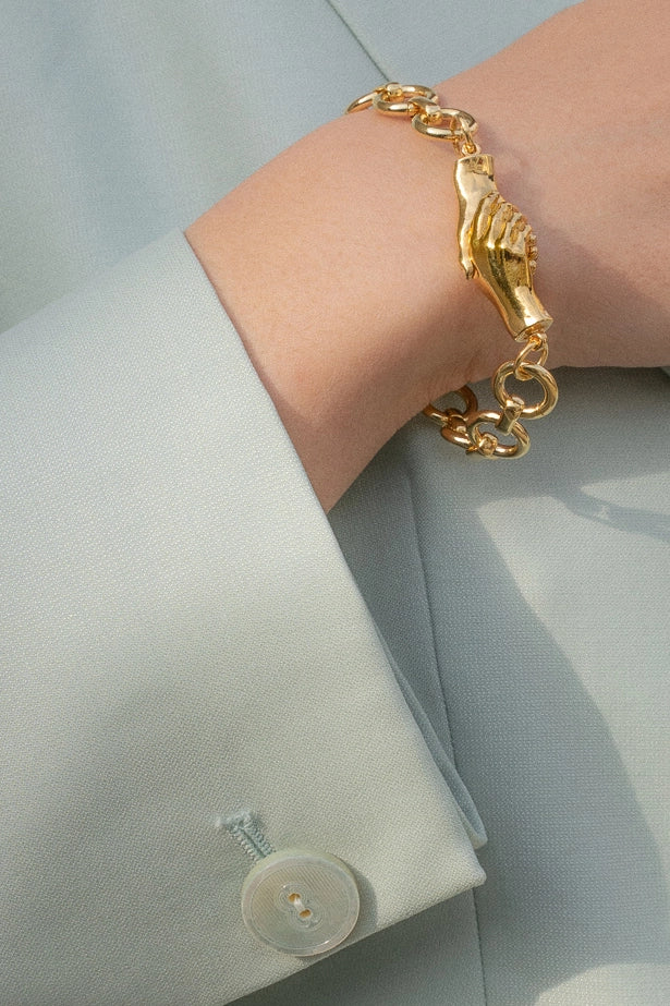 Hand in Hand Agreement Bracelet 7.5"