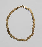 Lover Gold Hematite Heart Necklace - 16"