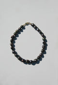 Peacock Black Baroque Pearl Necklace 16"