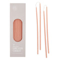 Beeswax Dipped Long Stem Candles - Light Pink Color
