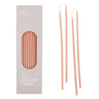 Beeswax Dipped Long Stem Candles - Light Pink Color