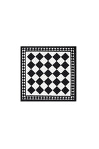 Black Check Linen Napkin