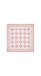 Pink Check Linen Napkin