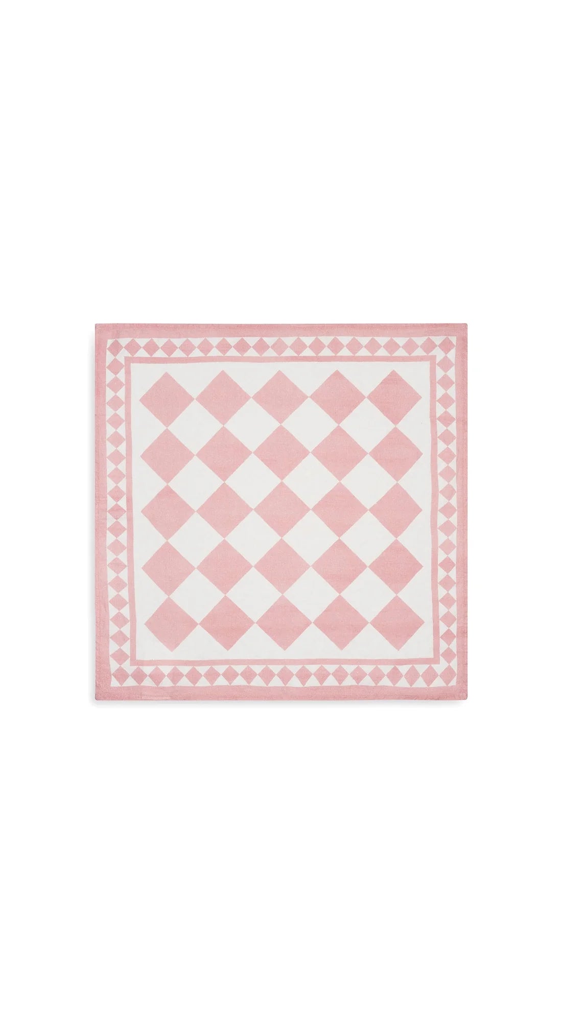 Pink Check Linen Napkin