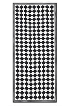 Black Check Linen Tablecloth x Claridge's