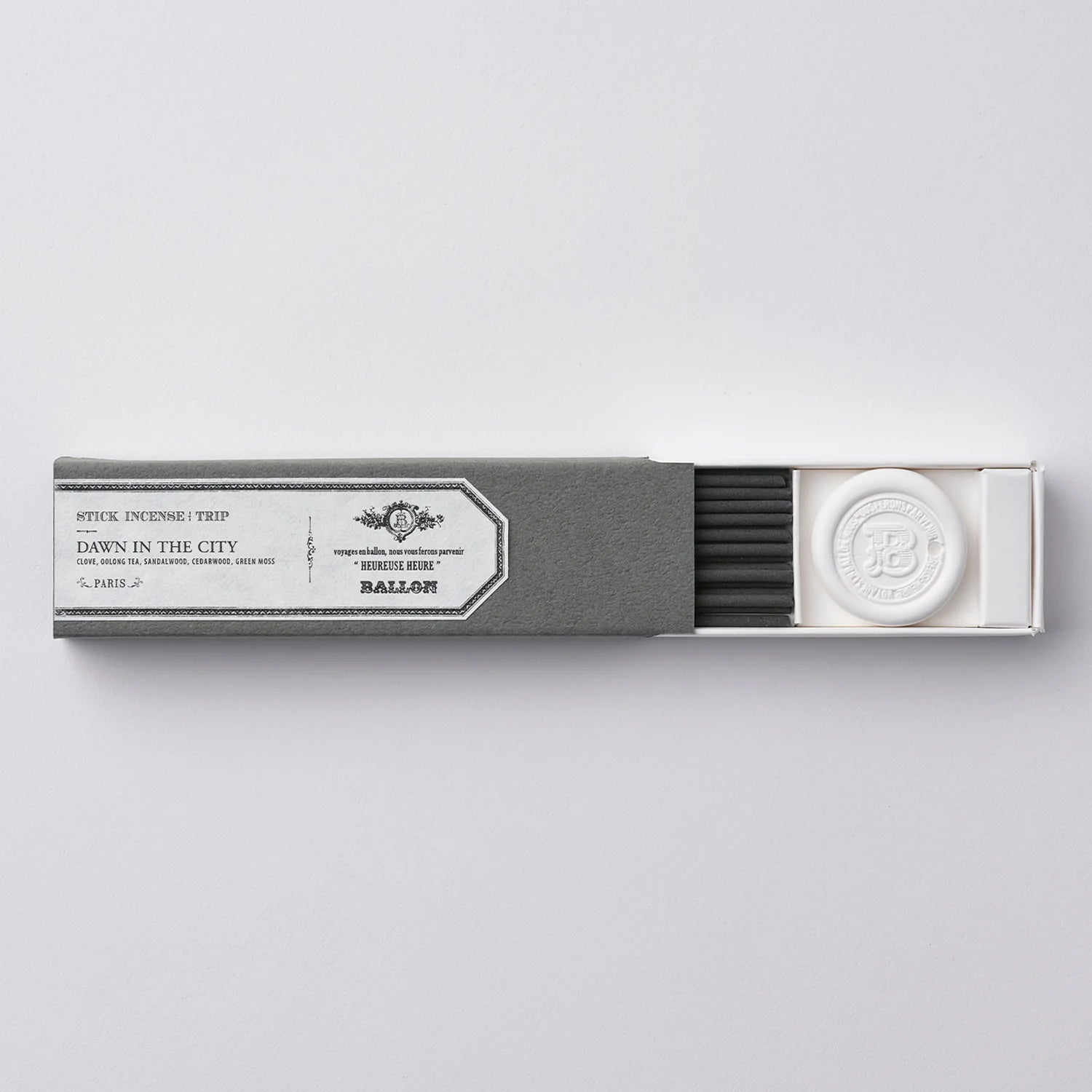 Dawn In The City (Paris) Incense - Oolong Tea, Green Moss, Cedarwood, Sandalwood, Clove