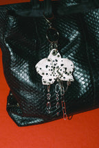 Orchid Bag Charm - Hand Sculpted & Adorned