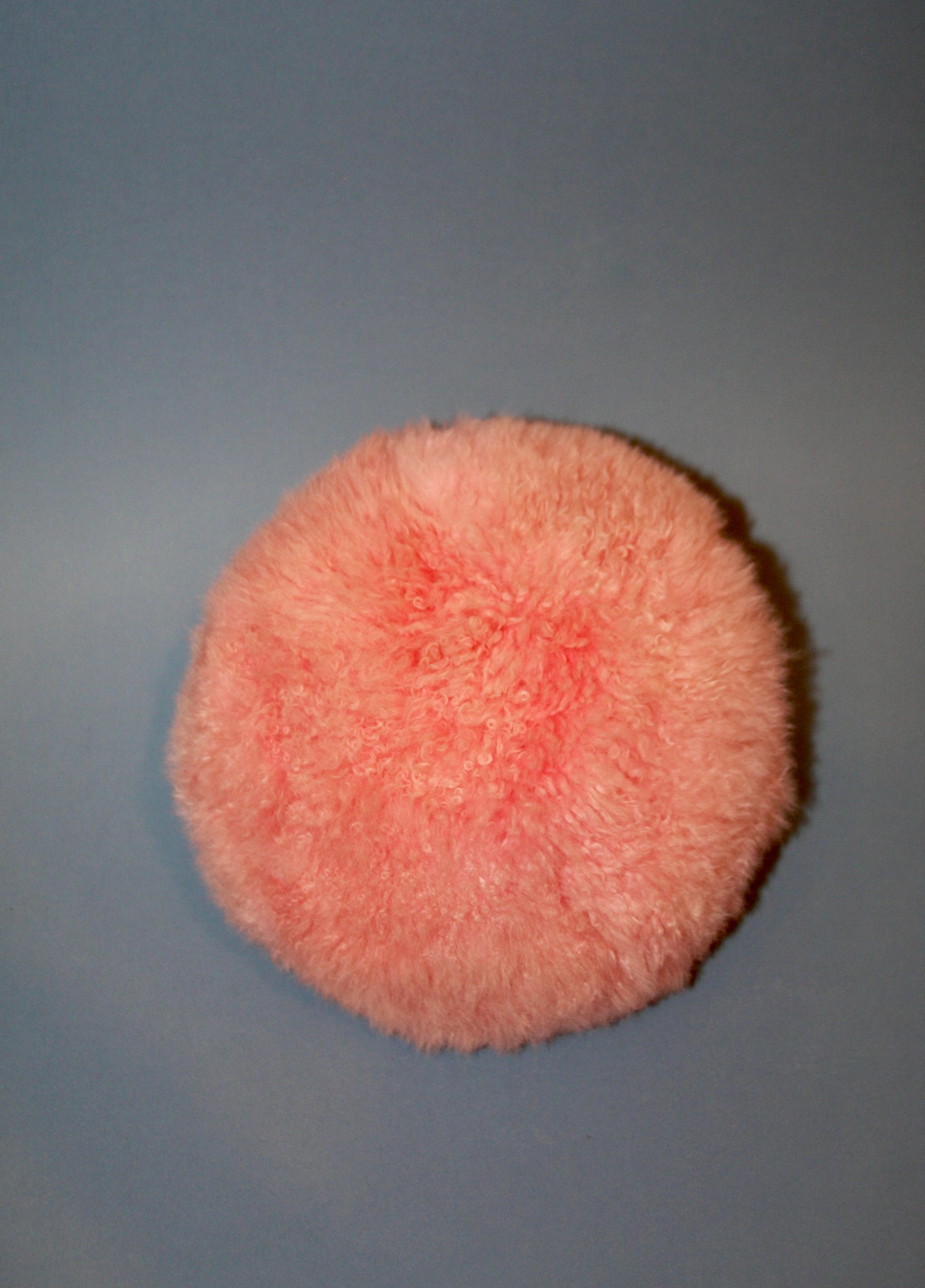 Pink Fluffy Alpaca Pillow Ball