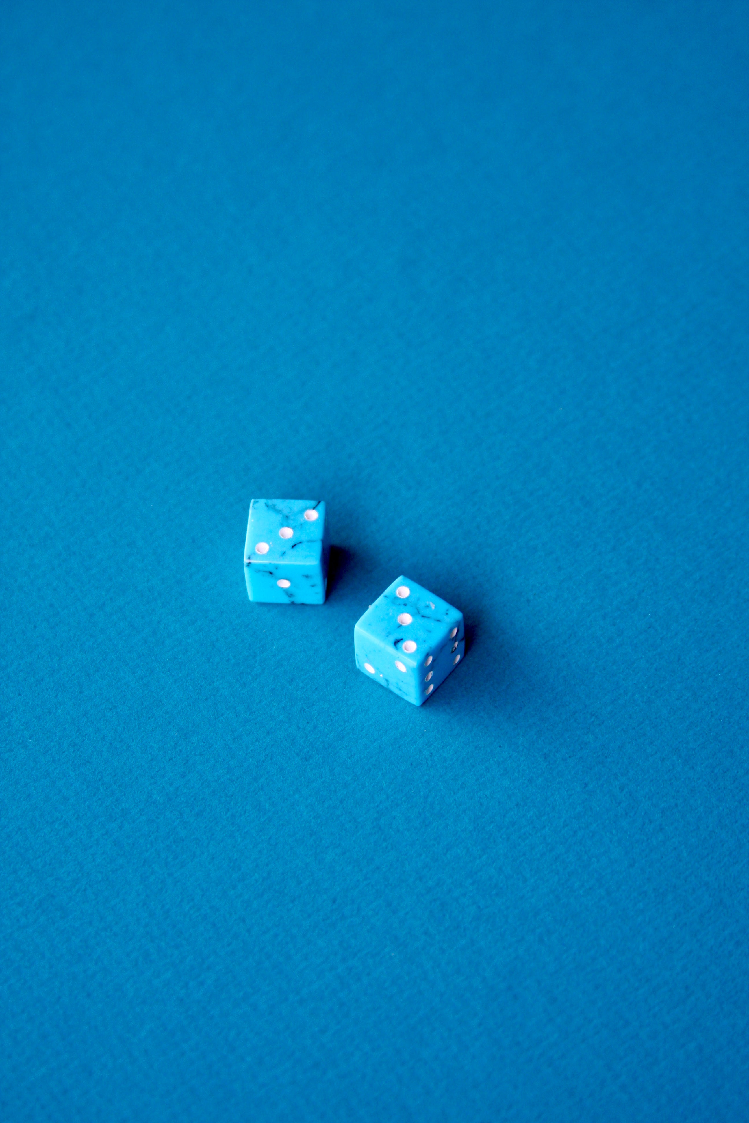 Vintage Turquoise Pair of Dice