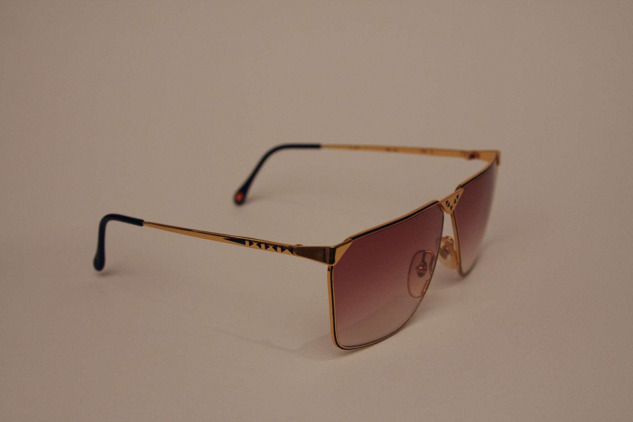 1980's Casanova 24k Gold Plated Sunglasses