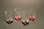Vintage 1920-50's Cambridge Suits Set of 4 Glasses