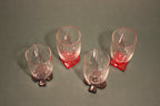 Vintage 1920-50's Cambridge Suits Set of 4 Glasses