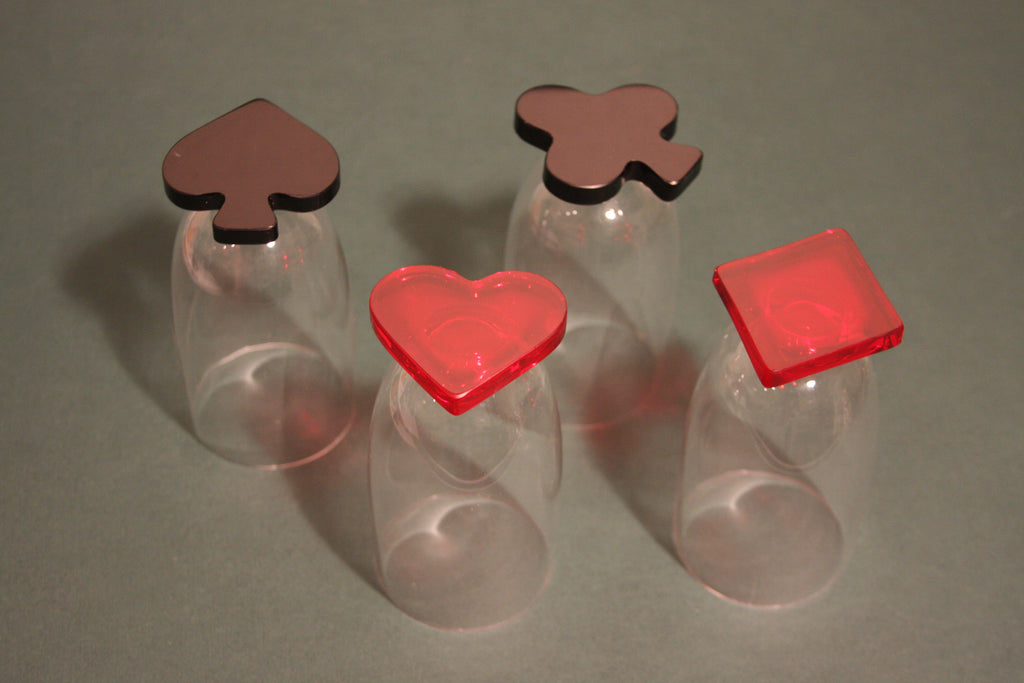 Vintage 1920-50's Cambridge Suits Set of 4 Glasses