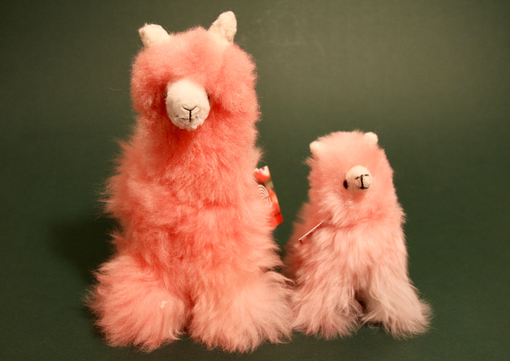 Handmade Pink Alpaca Soft Stuffie