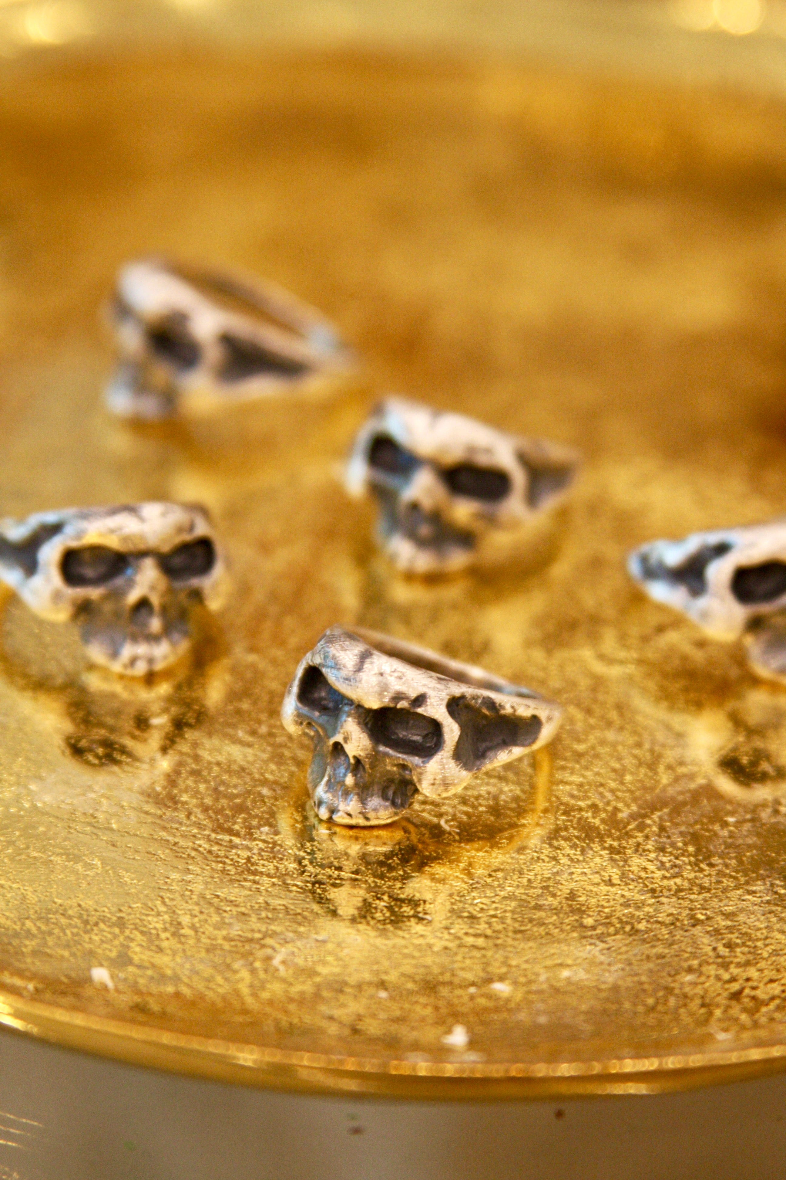 Sterling Silver Handmade Skull Ring