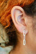 Sterling Silver Kei Earrings