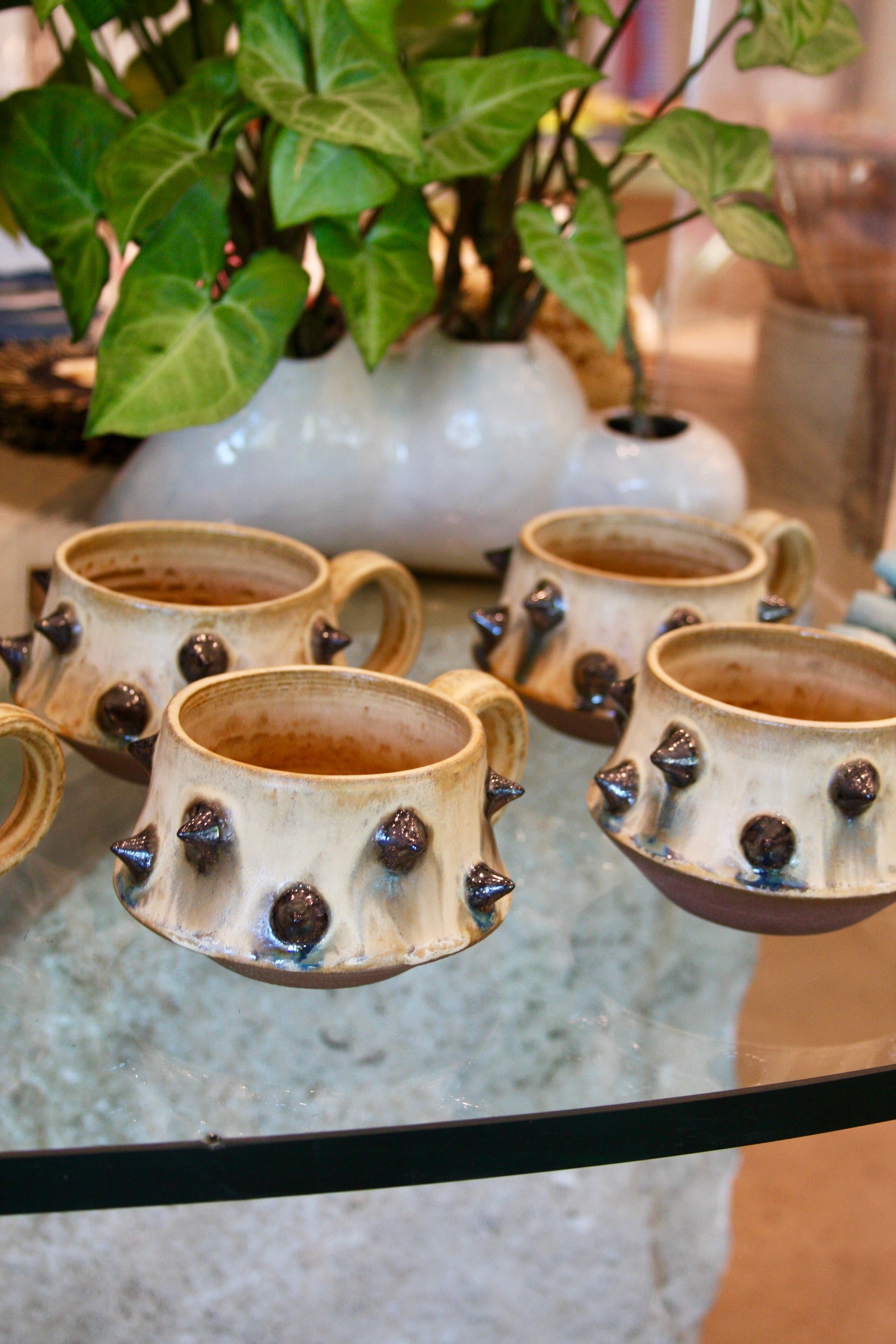 Handmade Ceramic Flail Mug