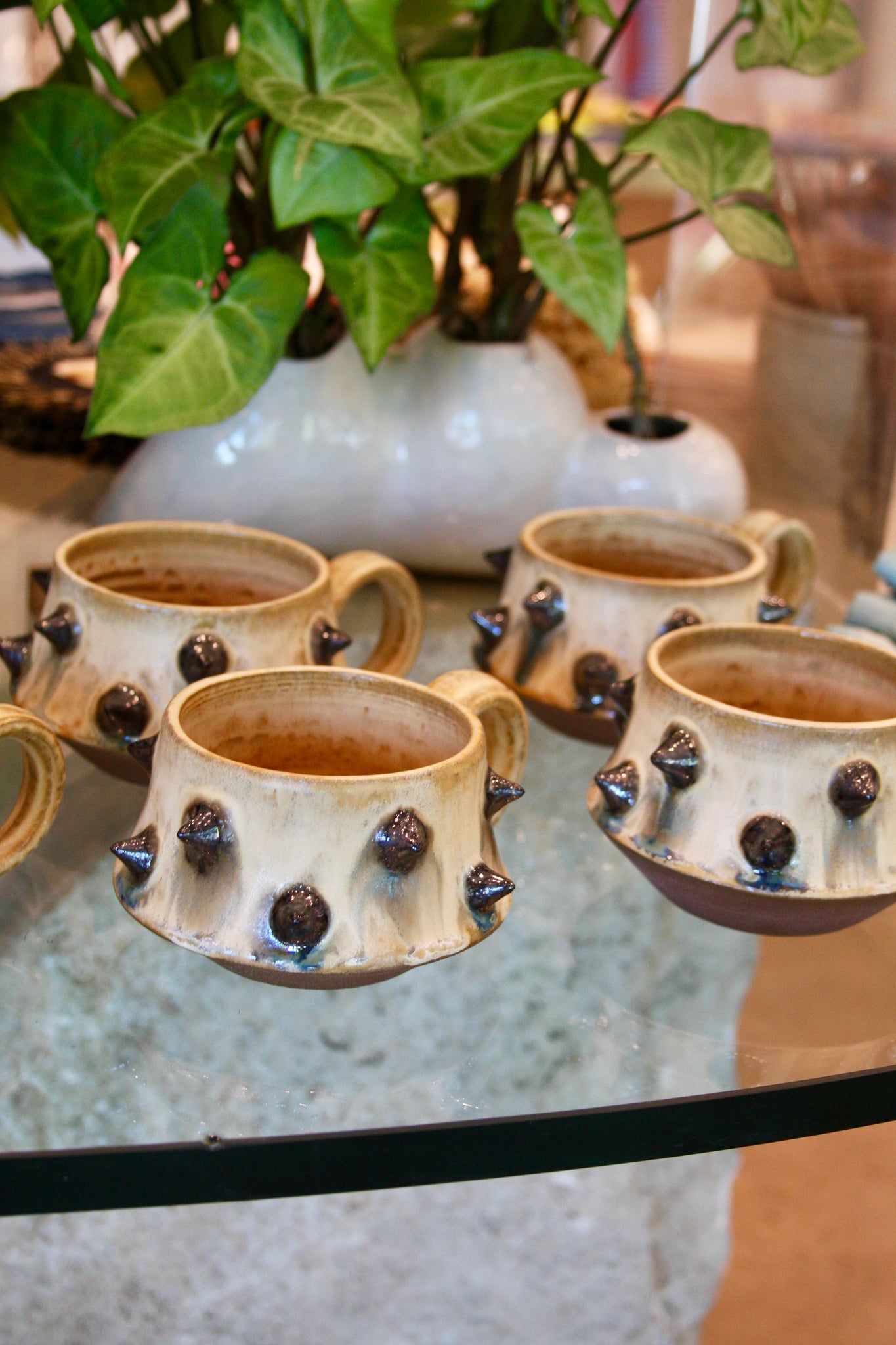 Handmade Ceramic Flail Mug