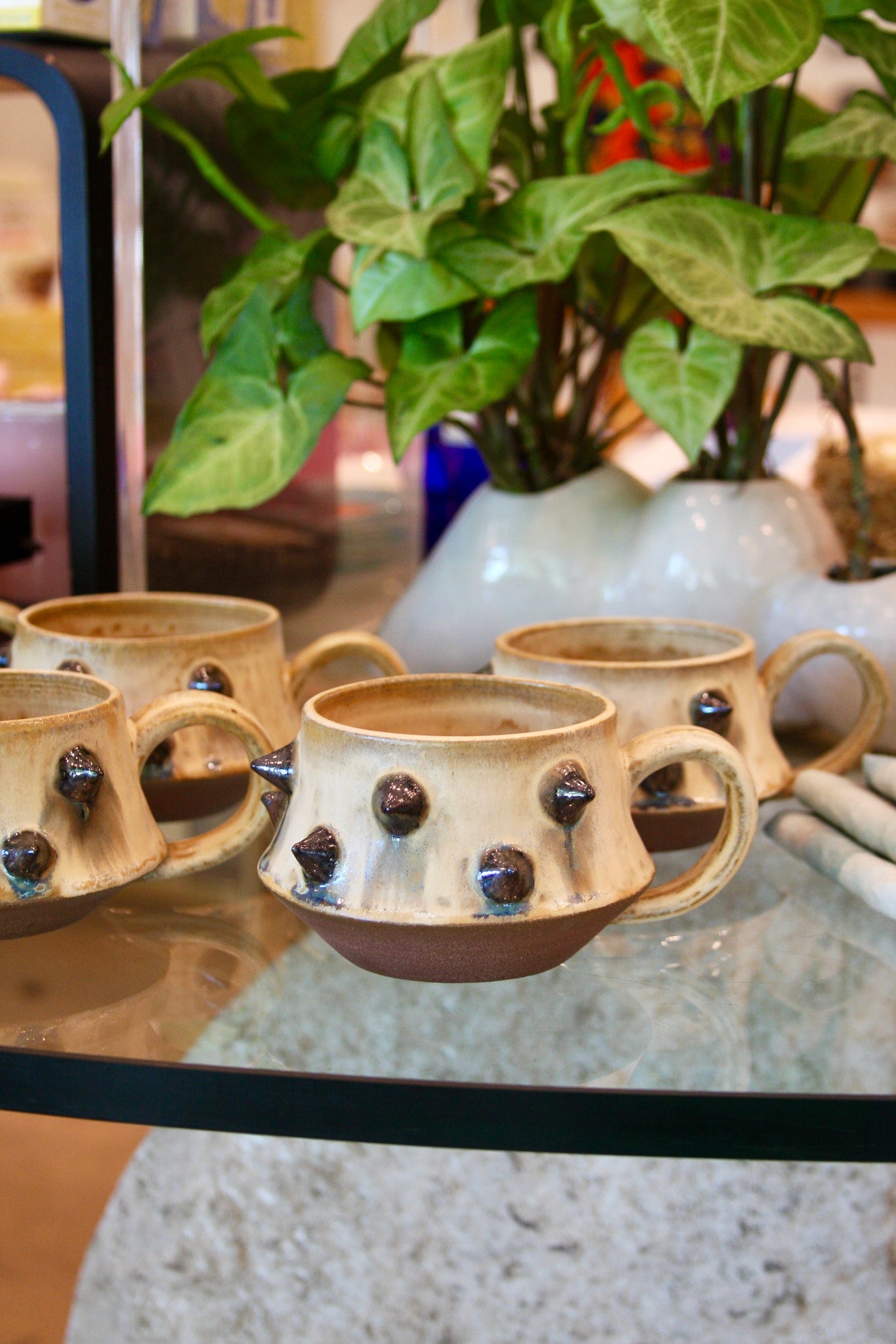 Handmade Ceramic Flail Mug