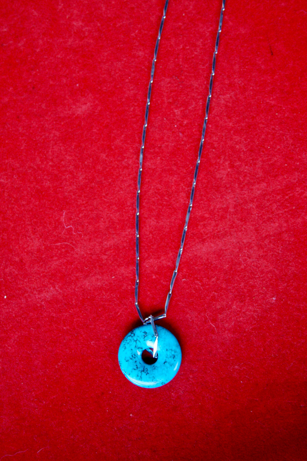 18" Esme Necklace - Turquoise Donut