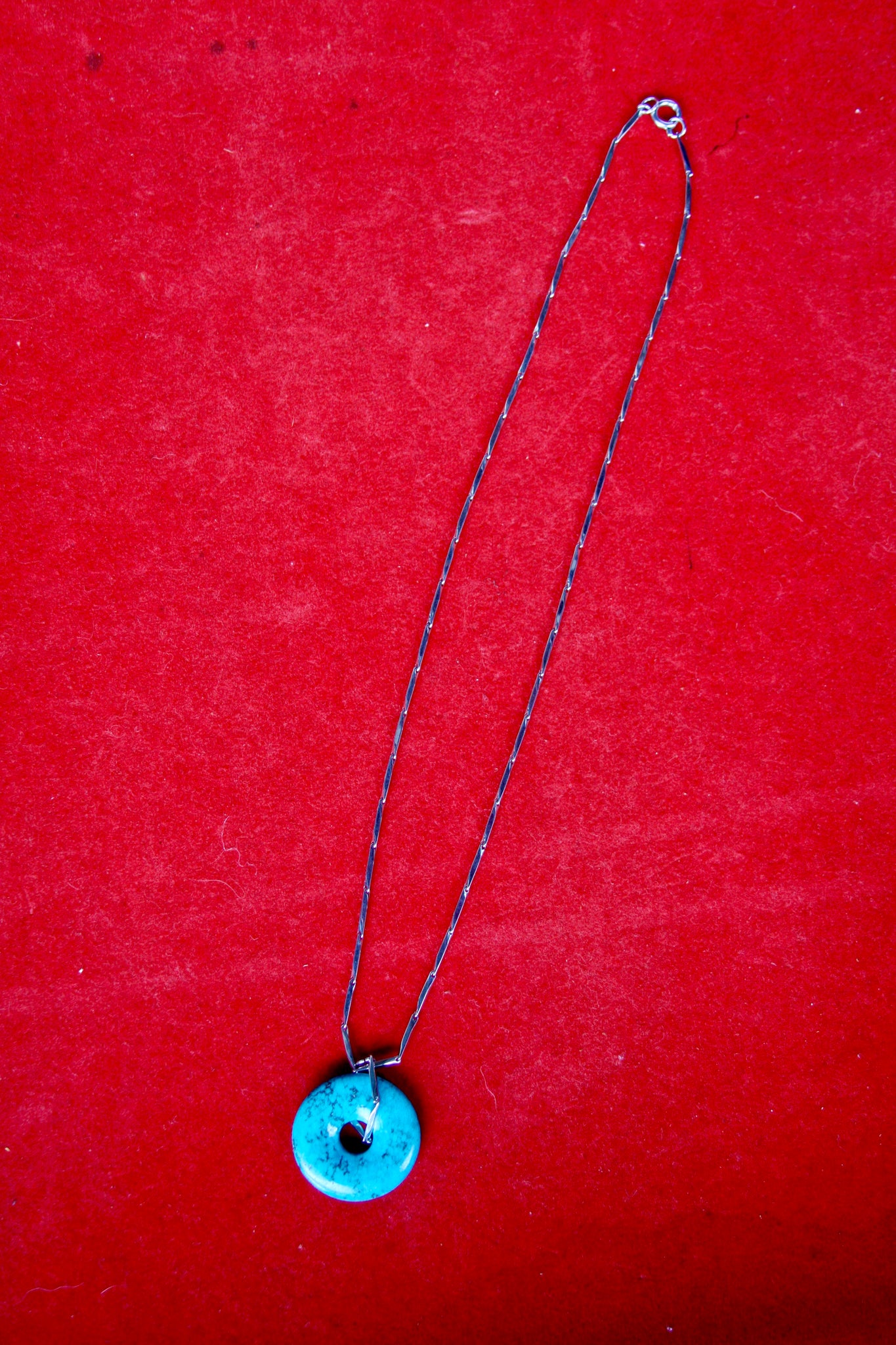 18" Esme Necklace - Turquoise Donut