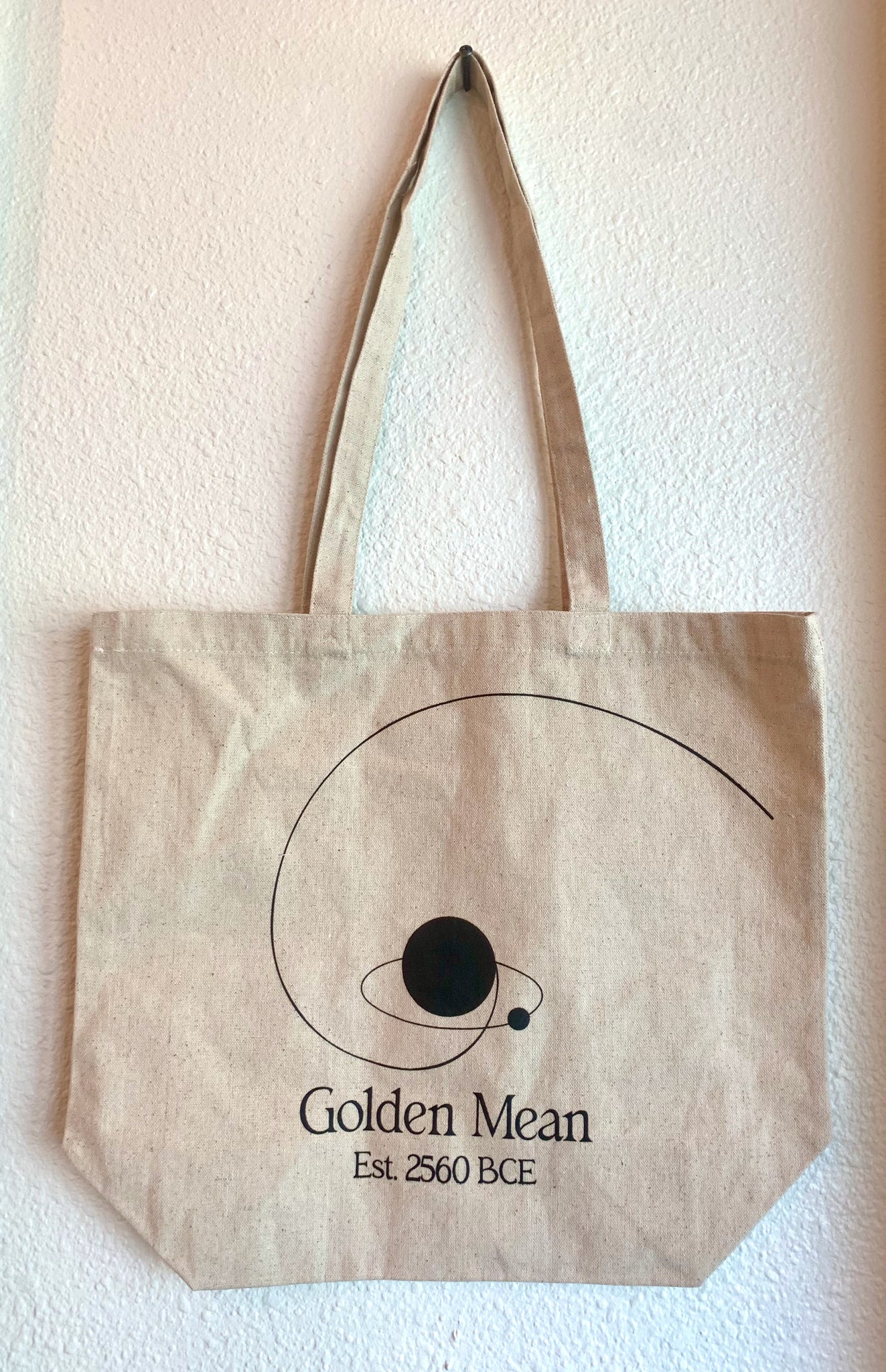Golden Mean Canvas Tote Bag