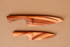 Hand Carved Wood Cheese Knife