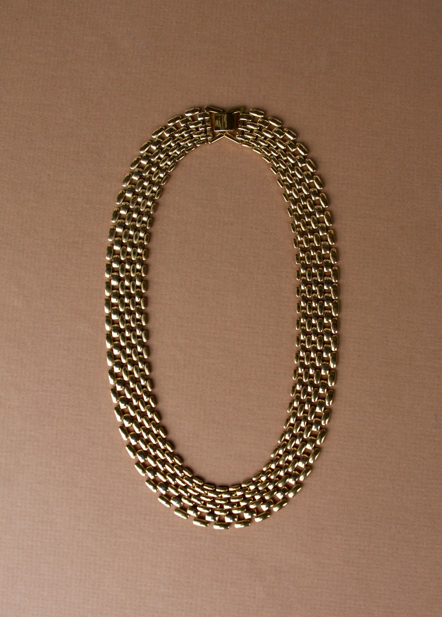 Vintage Gold 16.5" Collar Necklace