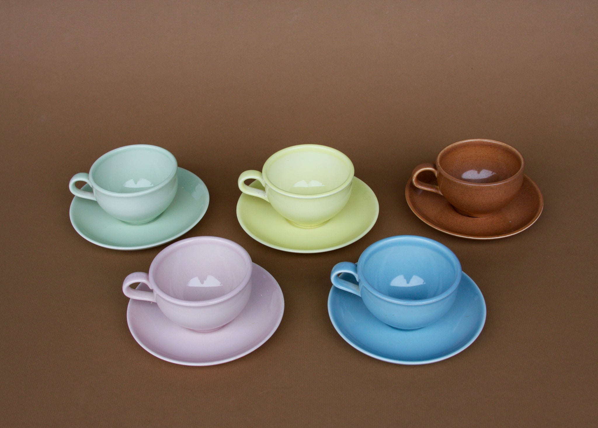 Set of Five 50's/60's Russell Wright Tea Cup / Coffee Set