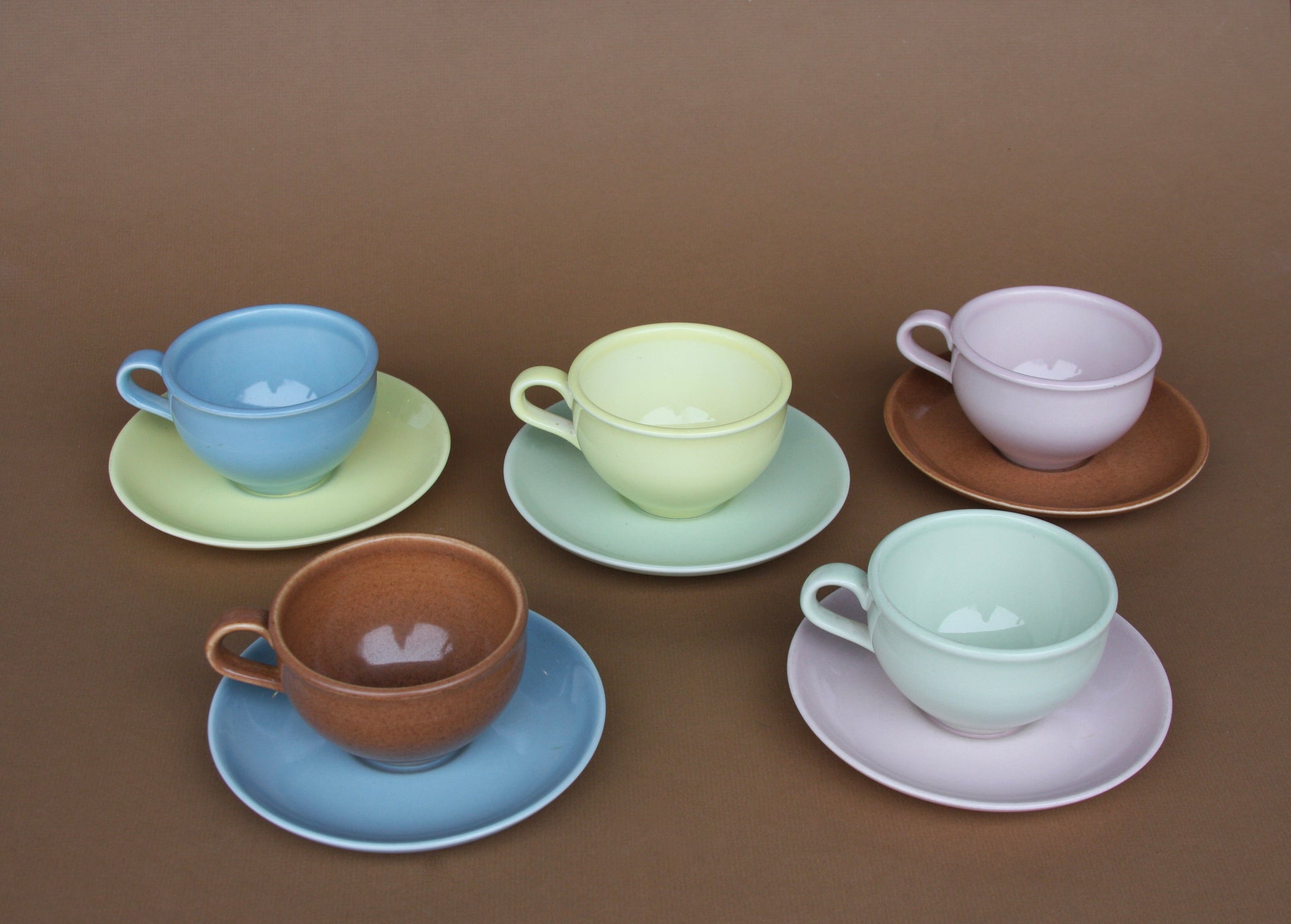 Set of Five 50's/60's Russell Wright Tea Cup / Coffee Set