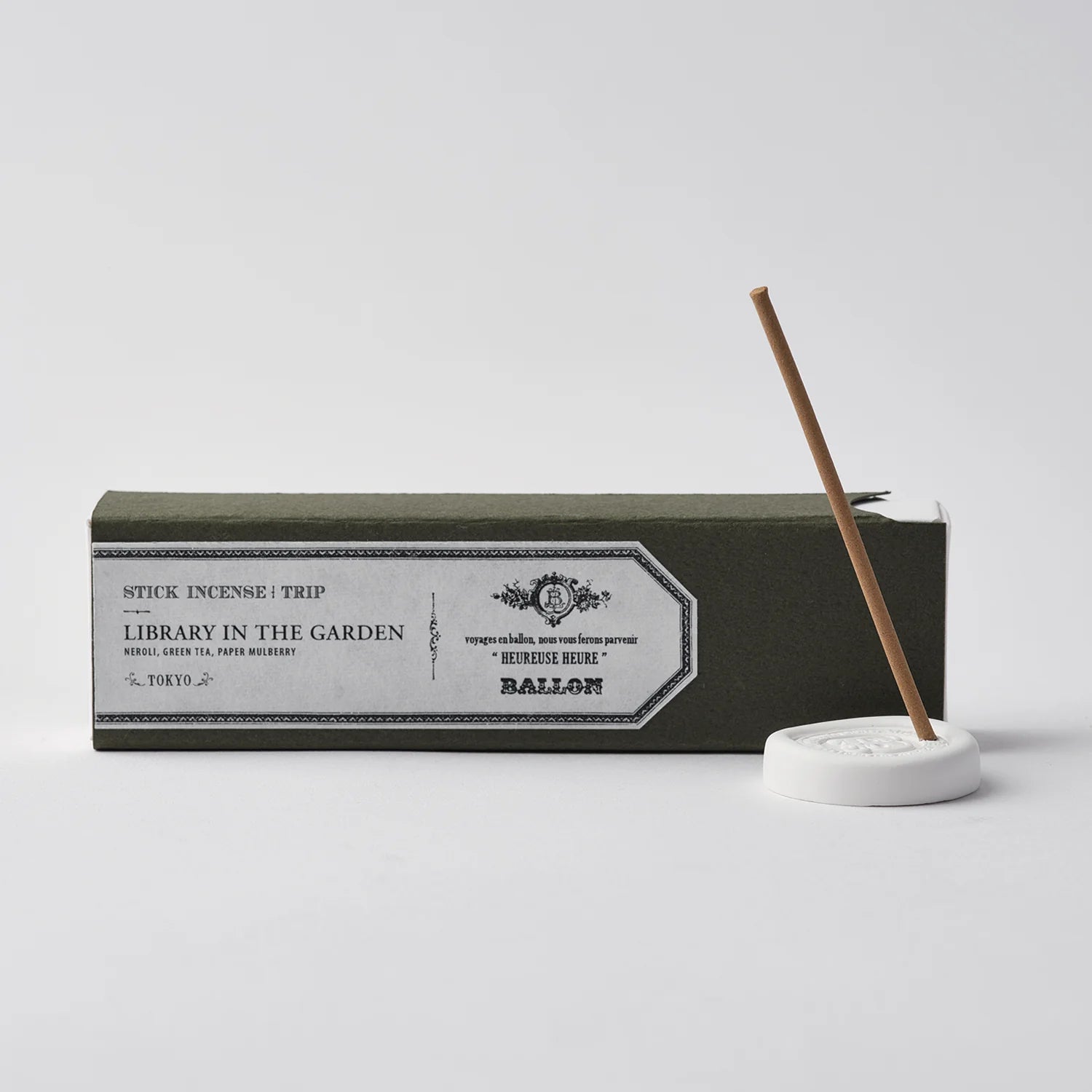 Library in the Garden (Tokyo) Incense - Neroli, Green Tea, Paper Mulberry