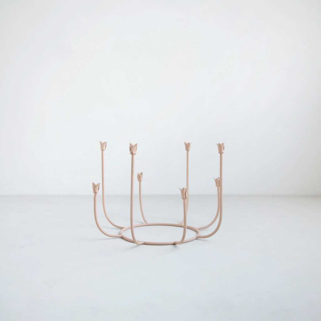 Beacon Long Stem Candelabra - Dune Color