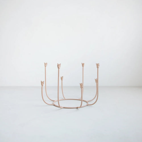 Beacon Long Stem Candelabra - Dune Color