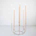 Beacon Long Stem Candelabra - Dune Color
