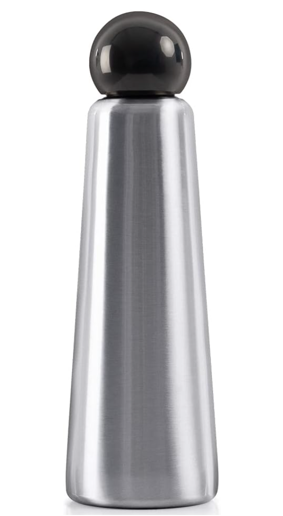 Skittle Water Bottle 25oz-Stainless Steel & Black