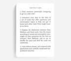 Dating Cards - 52 Questions