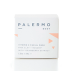 Vitamin C Facial Mask - Pink Clay, Rosehip, & Strawberry Extract