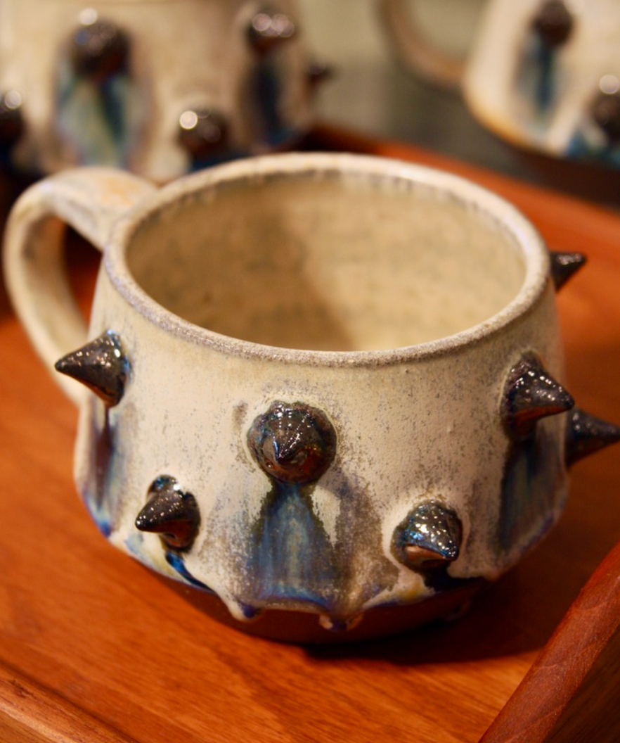 Handmade Ceramic Flail Mug
