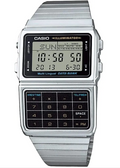 Unisex Casio Silver Calculator Watch