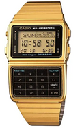 Unisex Casio Gold Calculator Watch