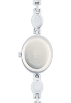 Silver Cairo Gem Stone Vintage Inspired Watch (links removable)