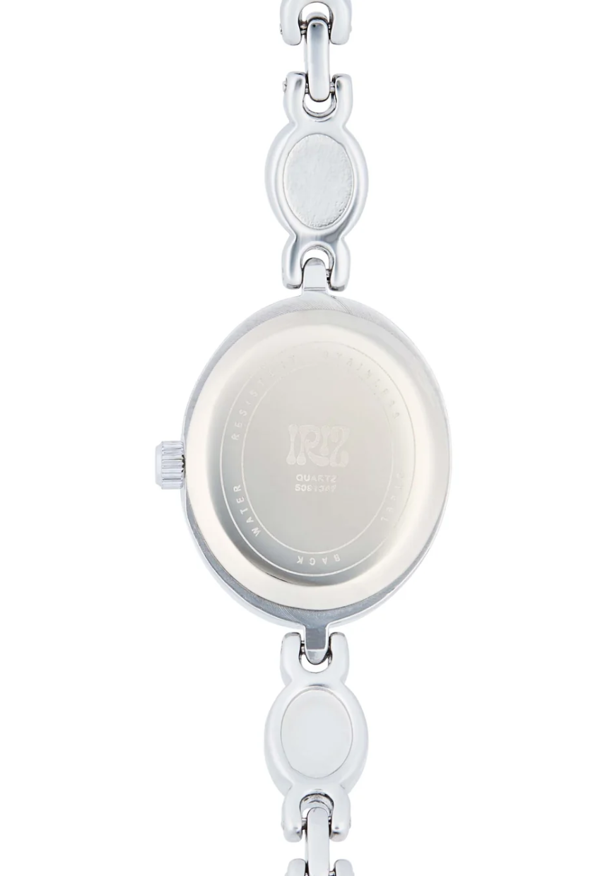 Silver Cairo Gem Stone Vintage Inspired Watch (links removable)