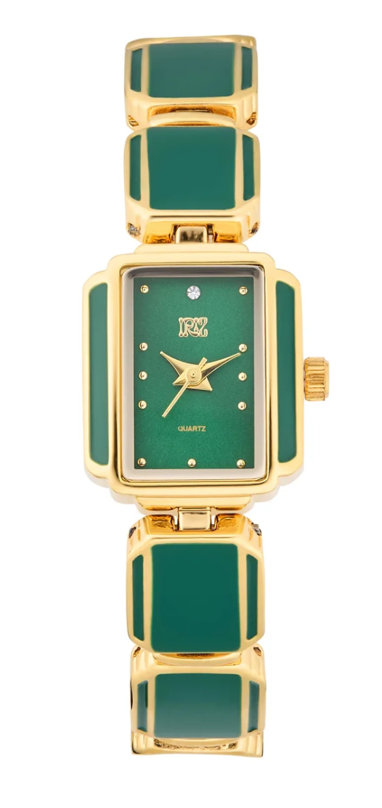 Lisbon Green Bracelet Watch (links removable)