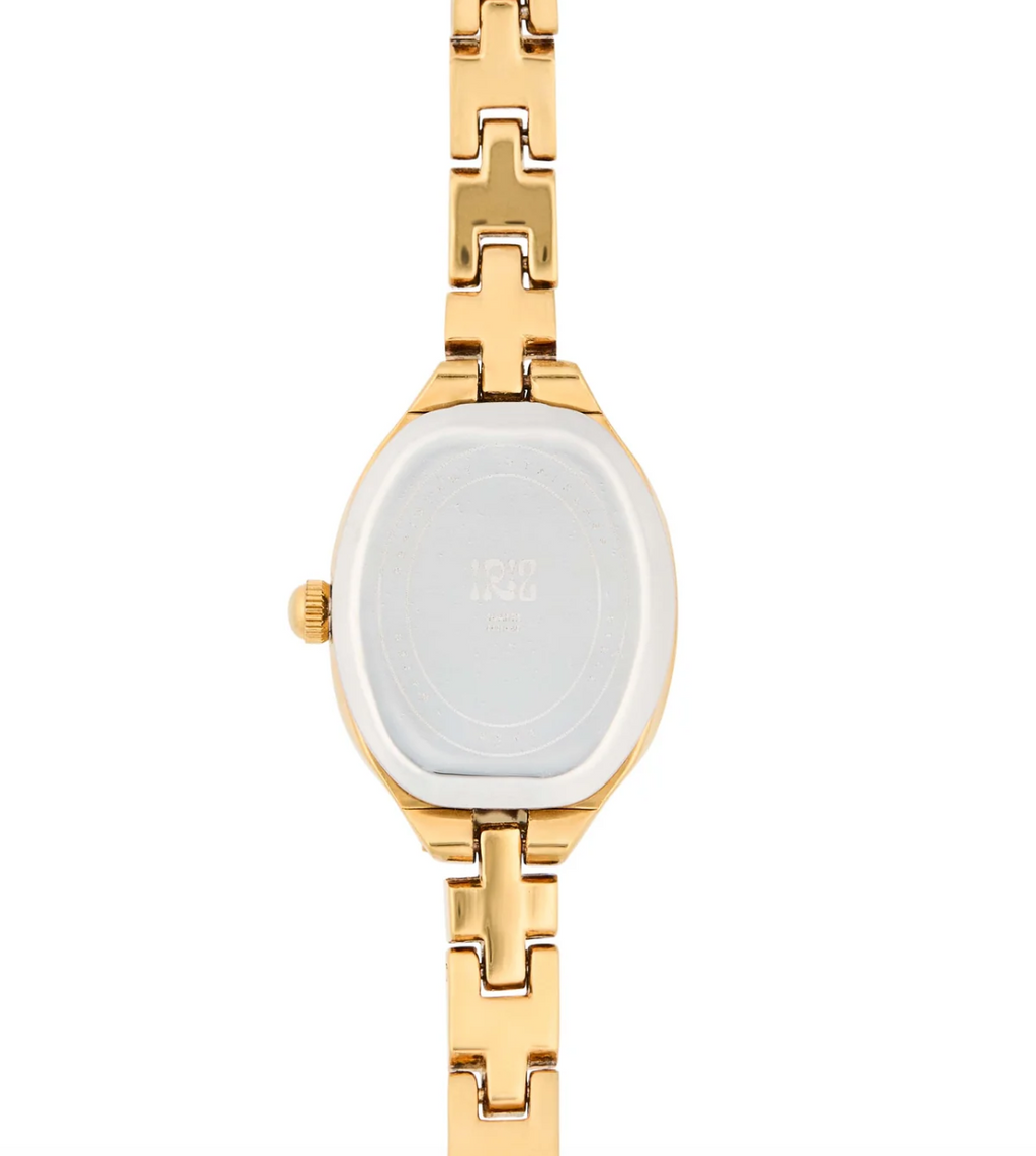 Manhattan Gold + Burgundy Combo Watch (links removable)