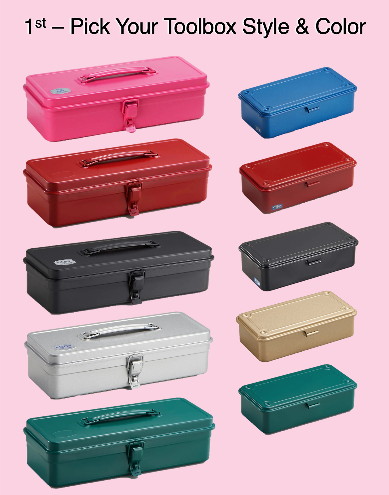 Custom Toyo Toolbox x Rob Chase Lettering