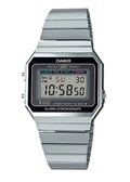 Casio Silver Vintage Style A700W-1ACF Classic Digital