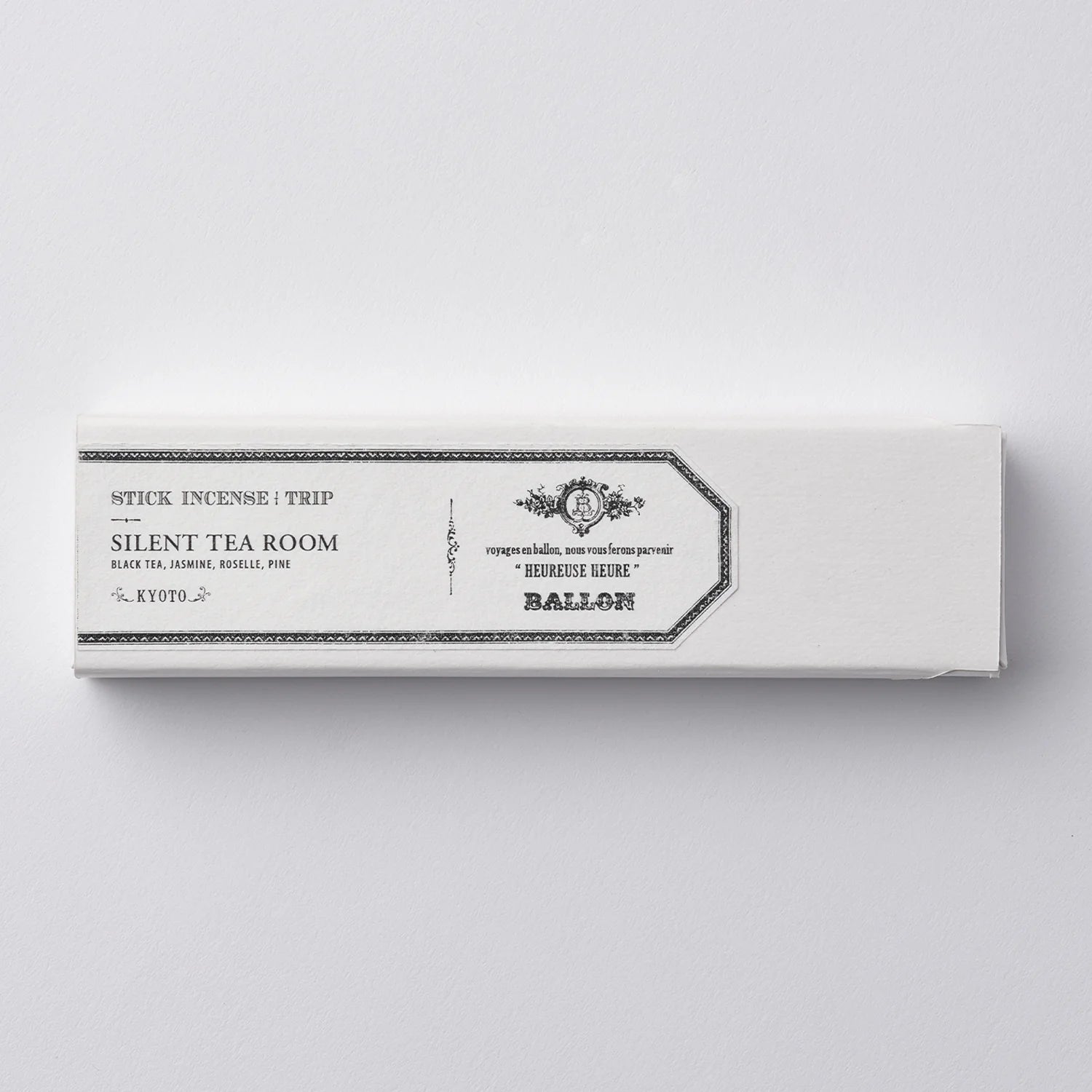 Silent Tea Room (Kyoto) Incense - Black Tea, Jasmine, Roselle, Pine