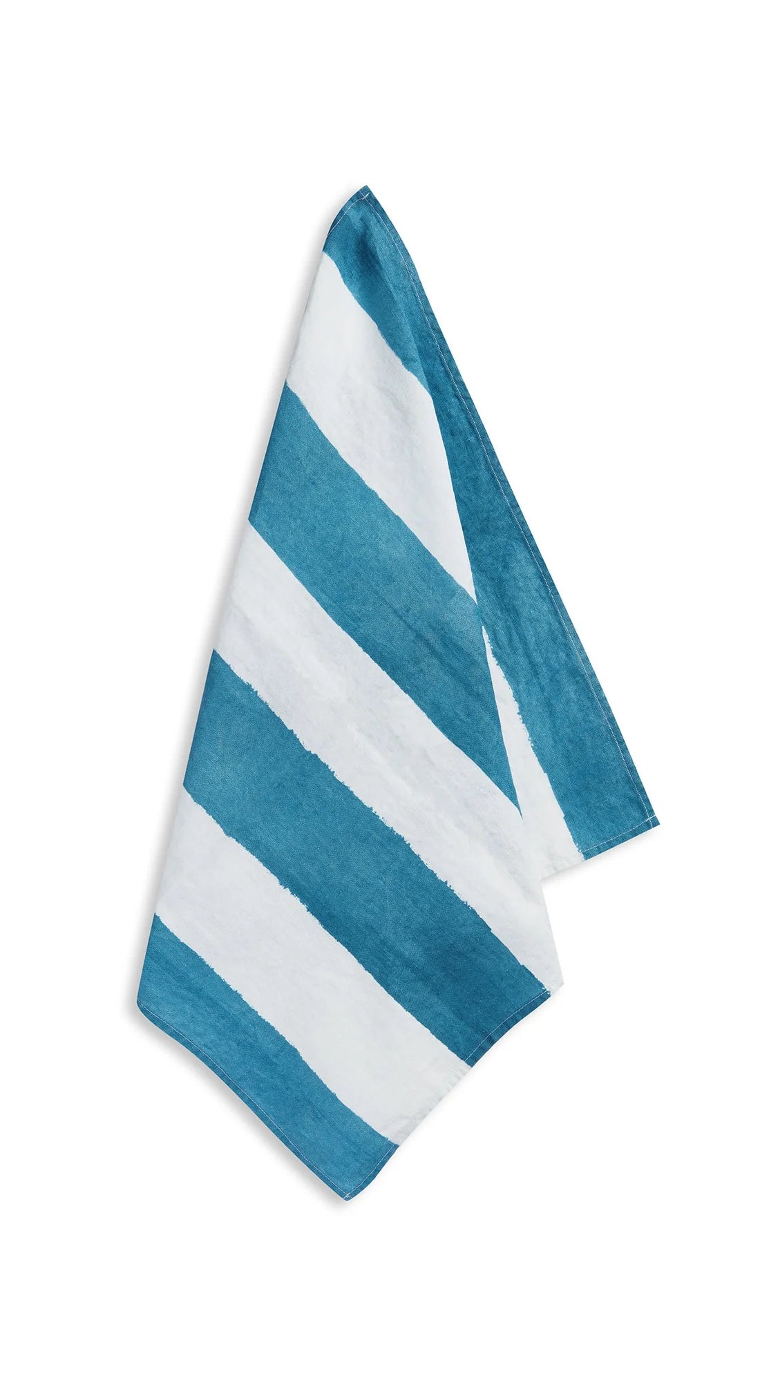 Stripe Linen Napkin in Blue & White