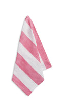 Stripe Linen Napkin in Pink & White